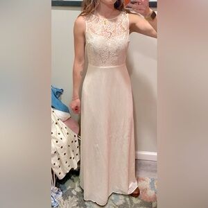 Lulus size small ivory lace A line wedding dress